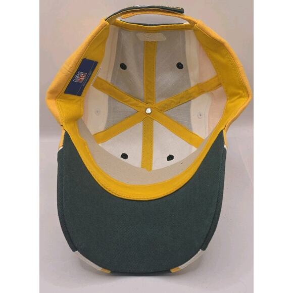 Green Bay Packers Reebok Strapback Cap NFL Football Hat G Logo NFC North NWT - Picture 9 of 11